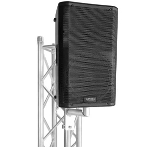 Black Aluminum Truss Arm Vertical Attachment Audio Speaker Mount Bracket