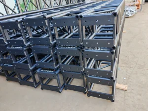 Black Aluminum Truss for Events, Custom Dimension Stage Truss for Concerts