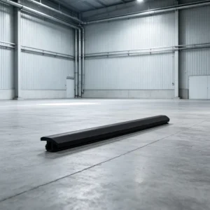 Black HDPE Friction Anti-Collision Strip Eurostandard 20 Series Slot Width 6.2