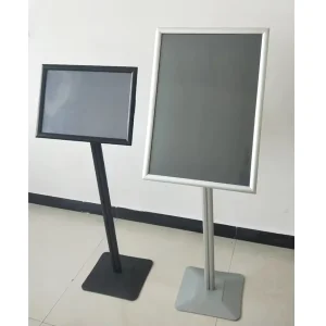 Black Metal A3 A4 Freestanding Floor Poster Sign Holder