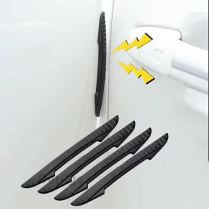 Black Silicone Car Door Anti-Collision Adhesive Protective Strip