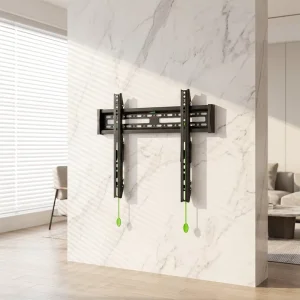 Black Steel Tilting TV Mount Bracket