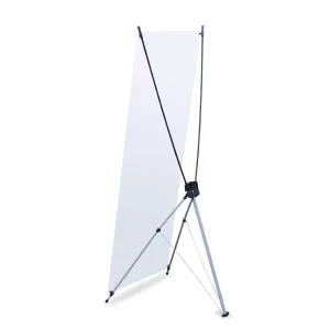Black X Stand Only Display Frame 60*160cm 80*180cm Iron Material include Custom Printing X Banner Stand