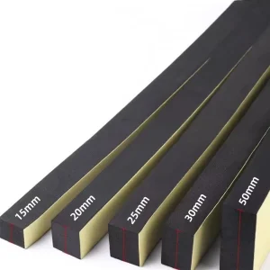 Black and White EVA Sponge Foam Tape Strong Adhesion Anti-Collision Sound Insulation Seal Strip for Packaging and Speakers