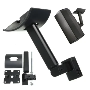 Black and White Metal Wall-Mount Bracket for UB20L Speaker
