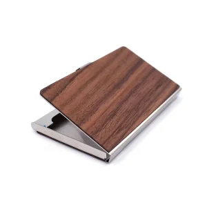 Blank Wooden Business Card Holder