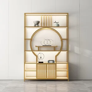 Bogu Shelf and Tea Display Cabinet with Curio Stand
