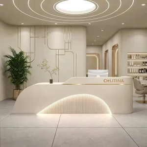 Boutique Salon Reception Desk Beauty the Front Desk of a Medical Institution Jewelry Counter