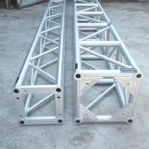 Bright Silver and Black Aluminum Bolt Screw Truss for Event Stage Lighting Display