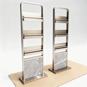 Brochure Display Stand and Magazine Rack for Lobby and Promotional Materials