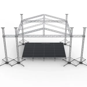 Budget-Friendly Aluminum Alloy Modular Triangular Roof Truss with Quick Installation and Heavy Load for Small Concert Events