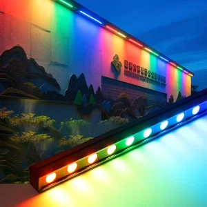 Building Facade RGBW DMX Outdoor Waterproof Linear LED Strip Wall Washer Spotlight