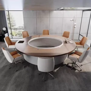 C-Shaped Office Conference Table for Meeting Rooms