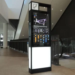 CARREY Custom Outdoor Hotel Business Illuminated LED Pylon Sign Commercial Shopping Mall Pylon Sign Advertising