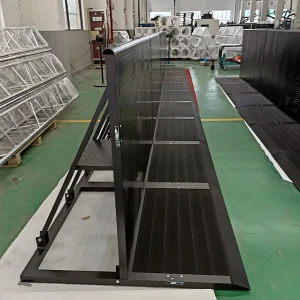 CE ISO Certified Stage Barrier High Pressure Crowd Surge Protection Aluminum Alloy Crowd Control Barrier for Concerts Event