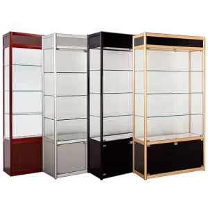 CL Glass showcase Display Cabinet Glass Cabinet with Doors Glass Display Cabinet with Led Lights