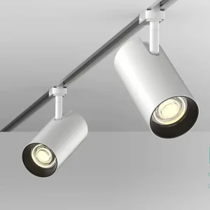 COB 20W 30W Dimmable LED Track Lighting System European Aluminum Spot Lights Linear Track Spotlight