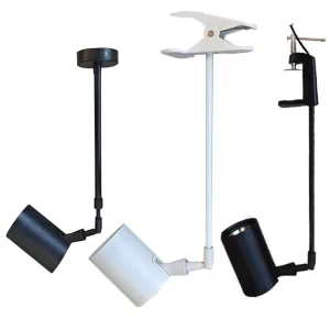 COB LED Exhibition Light with Telescopic Long Pole, Advertising Truss Clamp and Long Arm