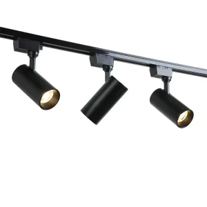COB LED Track Light Spotlight Aluminum 50000 Hours Lifespan Ra80 220V for Retail Shop Commercial Use