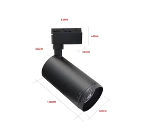 COB LED Track Spotlight 10W 20W 30W Aluminum Open Mounted