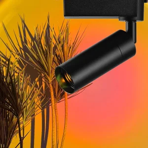 COB LED Track Zoomable Spot Light Aluminum Alloy CRI 97 Dimmable 6 40 Beam Angle 3000K 6000K 40W