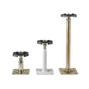CQ Customizable Size Adjustable Raised Floor Support Pedestal Zinc Plated Base Industrial Factory Workshop Hospital Durable Easy