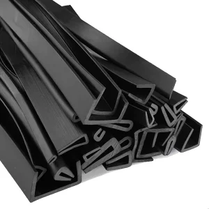 CQ438 Model U Shaped Edge Banding Strips Anti Collision Rubber Clips Glass Insert Strips EPDM Automotive Sealing