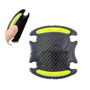 Car Door Bowl Handle Carbon Fiber Anti-Collision and Anti-Scratch Reflective Protective Stickers