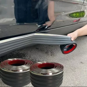 Car Door Side Skirt Protector Rubber Body Edge Guard Decal Anti Scratch Anti Collision Strip