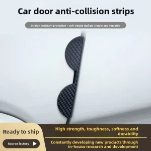 Carbon Fiber Appearance Car Door Corner Protector Anti-Collision Sticker