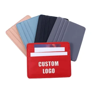 Card Holder Coin Purse Document Bag PU Leather Wallet