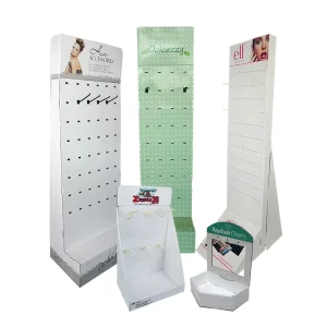 Cardboard Comic Book Display Rack Paper Cardboard Shelf Stand for Brochure Display