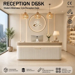 Cash Counter and Reception Desk for Clothing Store, Beauty Salon, Hotel, and Hair Salon
