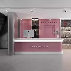 Cashier Counter Table Beauty Salon Reception Desk and Checkout Counter Desk
