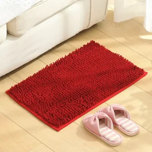 China Factory Chenille Cushioned Waterproof Entrance Mat
