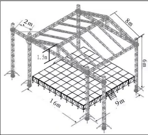 China Factory Price Aluminum Truss Used Aluminum Truss Display Lighting Truss for Sale
