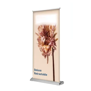 China Manufacturer PP PVC Fabric Water Drop Base Exhibit Roll-Up Banner Waterproof Portable Custom Size