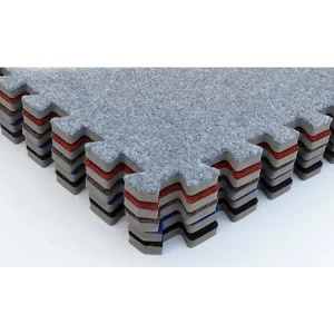 China Manufacturer Soft Interlocking Carpet Tile 24″x24″ High Quality Puzzle Carpet Floor Mat Room Mat