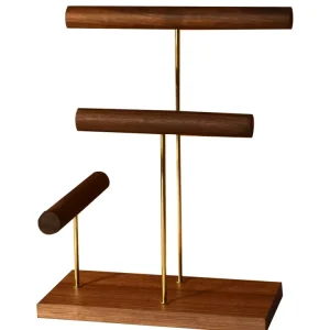 Chinese Factory Direct Sale Wood Jewelry Stand Display Set Wooden Display Rack for Chain