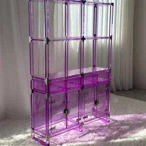 Chinese Style Multi-Layer Transparent Acrylic Display Stand and Shelf