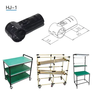 Chinese Suppliers Can Customize Lean Pipe Fittings Flexible Accessories Workbench Bracket Connectors