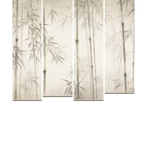 Chinese style Landscape Pattern Electric Lifting Printed Roller Blind Partition Screen Sunshade Curtain