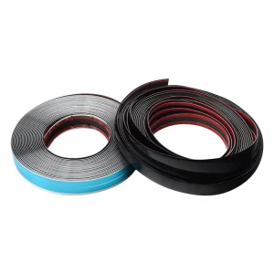 Chrome-Plated PVC Window Trim and Door Anti-Collision Bumper Strips Scratch-Resistant Decorative Strips