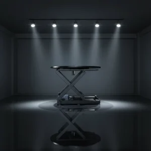 Circular 360-Degree Rotating Performance and Event Stage with Electric Hydraulic Lifting Platform