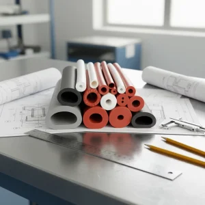 Circular Anti Collision Silicone Hollow Foam Tube Round Rod for Protective Sealing Cutting