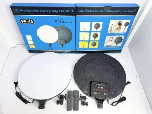 Circular Photography Lamp PF 45 18 inch High Brightness Full Screen Fill Lighting Large Screen LED Ring Light
