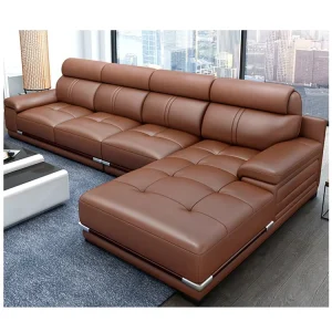 Classical Modular Leisure Leather Sofa Luxury Comfortable Living Room Sectional Multifunction Sofa Furniture Set