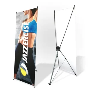 Classical Style 60 X 160 cm 80 X 180 cm Trade Show Advertising X Banner Stand