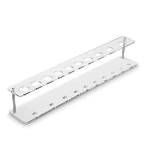 Clear Acrylic Display Rack and Stand for Lipstick, Brushes, and Small Cosmetics