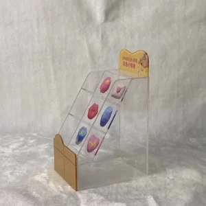 Clear Acrylic Display Rack for Mobile Phone Accessories and Desktop Items